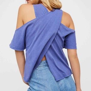 NWT Free people cold shoulder top